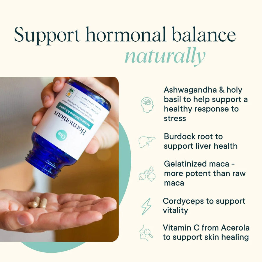 Ora Hormonious - Hormonal Balance & Support Capsules - 90ct