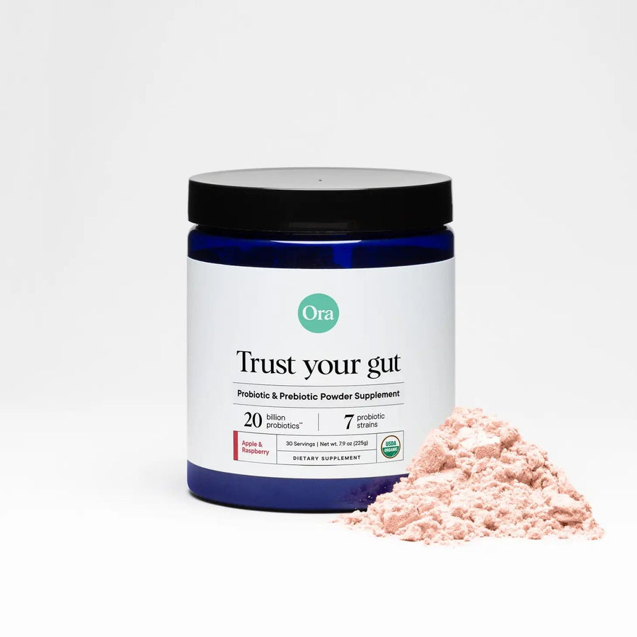Ora Trust Your Gut Probiotic Powder - Apple Raspberry 30serv